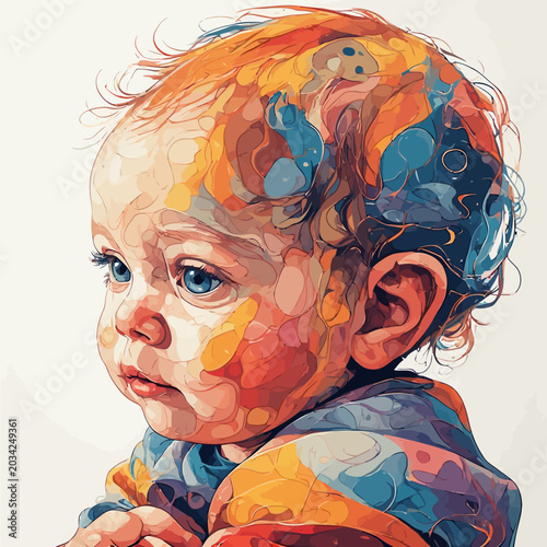 Abstract Baby Design Very Cool