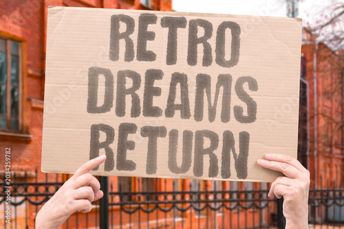 Fotografie "Retro Dreams Return" Yesterday keeps inspiring tomorrow