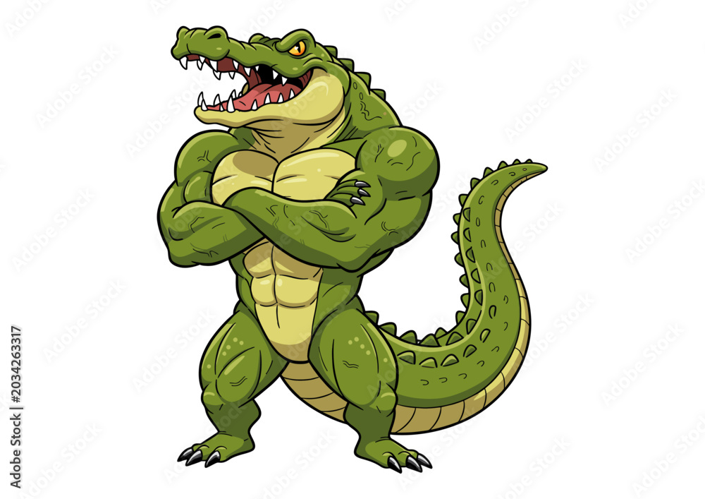 Obraz premium Strong Alligator.ai