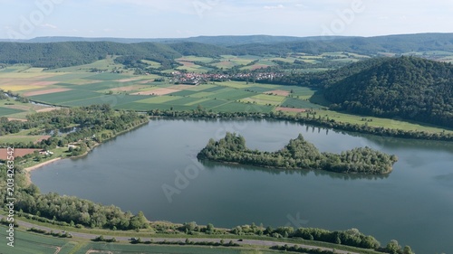 Bei Eschwege. Vogelperspektive. 