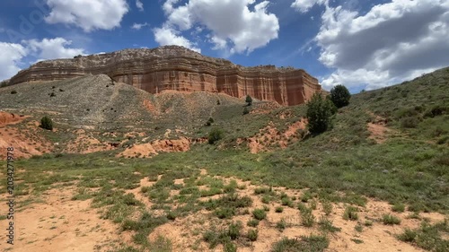 Panoramic view on the Teruel canyon in Spain
