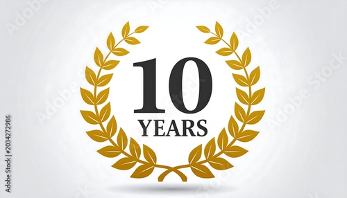 Golden wreath celebrates ten year milestone