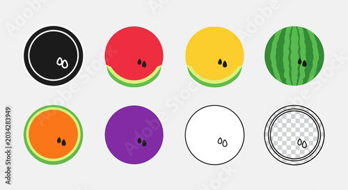 Bilde på lerret Colorful billiard balls in various styles and colors for gaming design in vibran