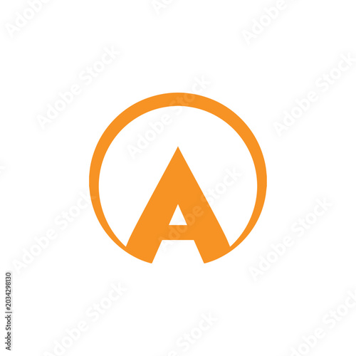 Logo Letter OA Simple Minimalist