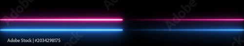 Futuristic Purple and blue Neon Laser Transition Animation on Black Background – Ultra Wide 4K Glowing Light Sweep Motion