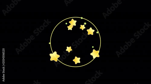 Isolated Anime Reaction Element with Alpha Sparkle