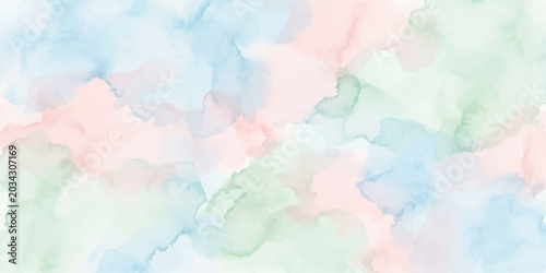 Fotografía Colorful abstract watercolor background with paint splashes, textured paper, art