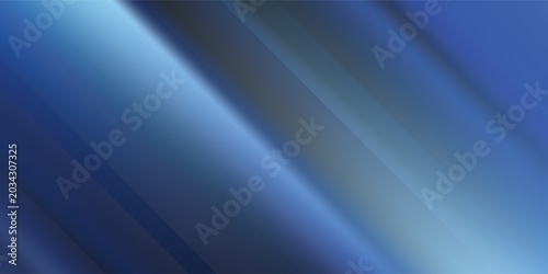 Quadro em tela Abstract Blue Gradient Background with Smooth Light Flow.