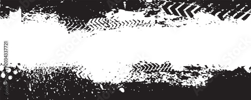 Cuadro en lienzo Glitch distorted geometric shape