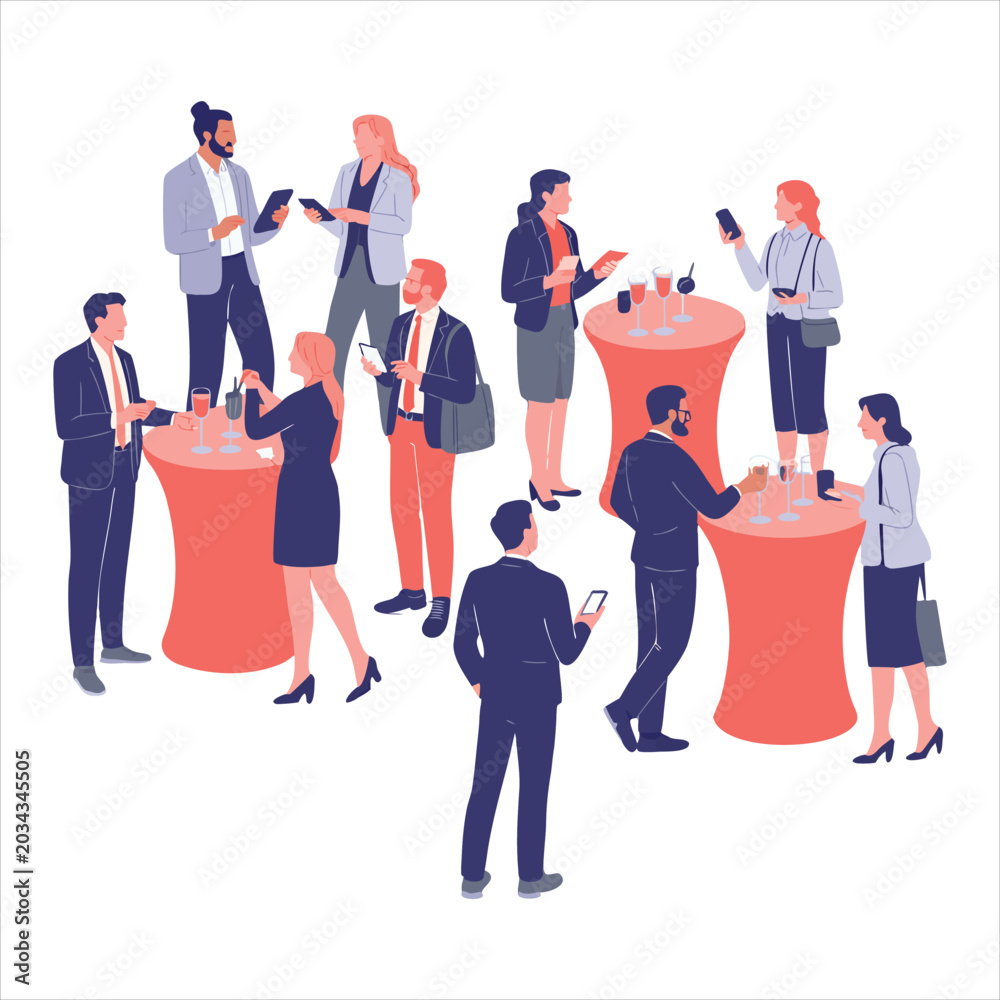 Obraz premium Business networking event