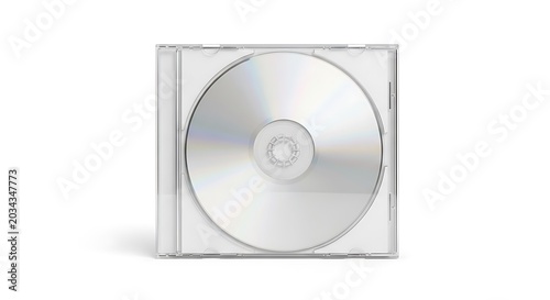 Blank transparent cd jewel case mockup front view blank cd case empty jewel case