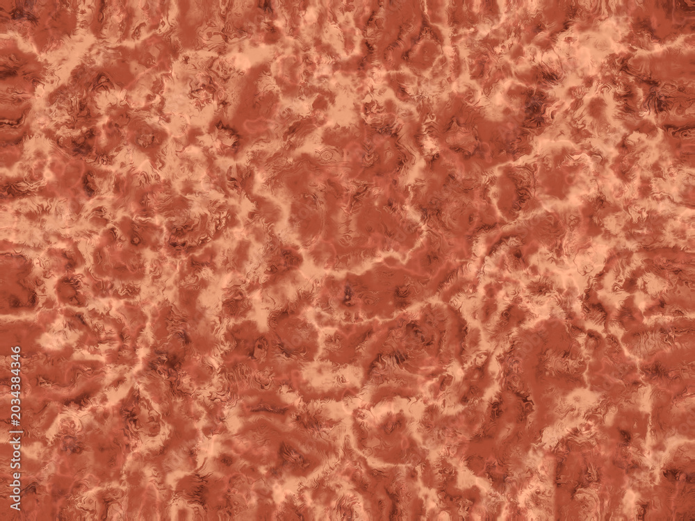 Obraz premium Premium rose gold liquid metal background with dynamic pink flow and sleek reflective ripples
