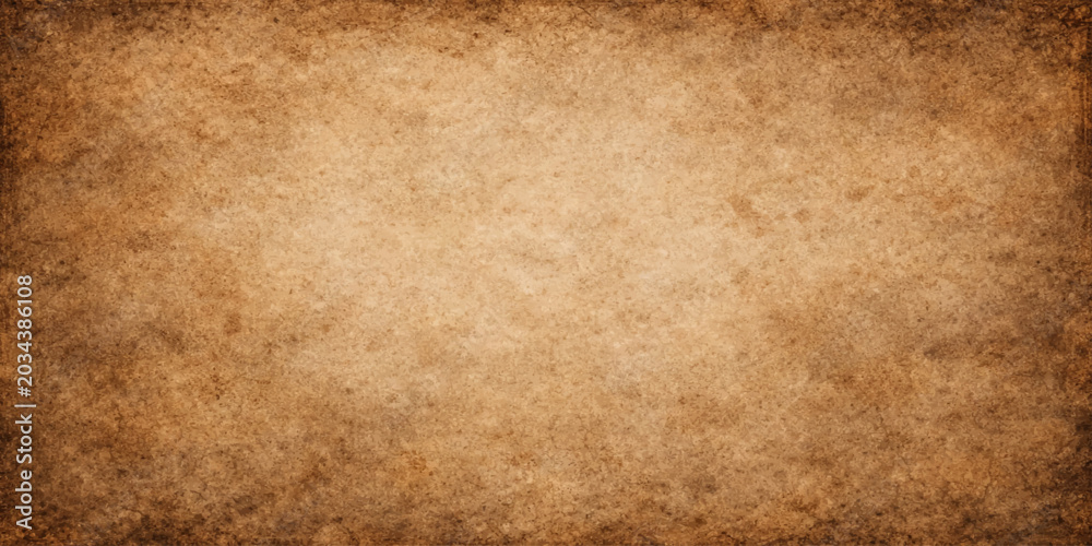 Obraz premium Vintage grunge texture background with brown parchment effect vector