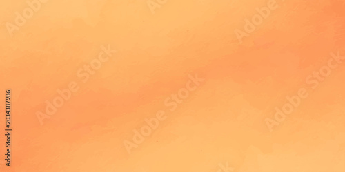 Obraz na płótnie Orange abstract watercolor texture background with subtle light center