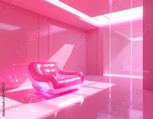 pink room interior