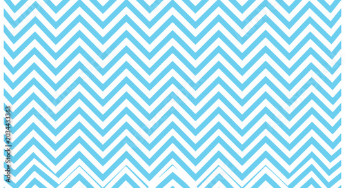 Fotografía Chevron pattern with light blue and white stripes repeating design
