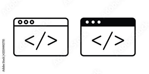 Web development icon