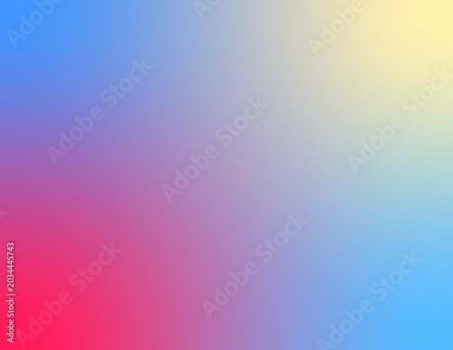 Abstract vibrant multicolor smooth gradient background with soft rainbow color transitions