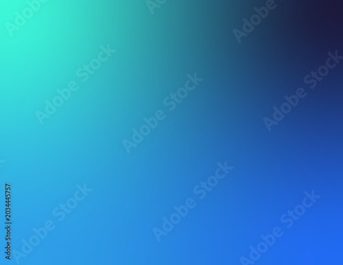Abstract smooth blue and cyan gradient background with vibrant corporate technology neon tones