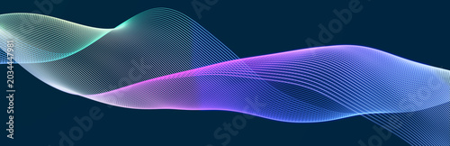 Fotografía Big data flow