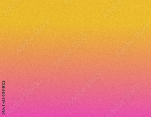 Abstract grainy gradient background with warm yellow orange and pink color tones