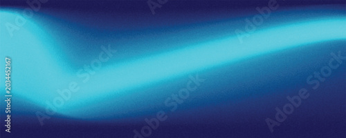Bild auf Leinwand Glowing blue light streaks across a dark background with smooth curves