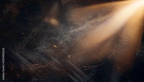 Vintage Film Texture With Light Leaks Dust And Scratches On A Dark Background