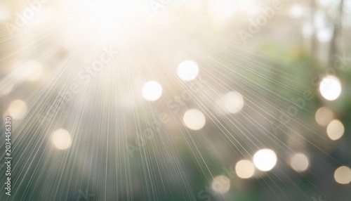 Creamy White Background With Bokeh Sunbeams And Rays Light Rays