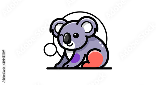 Photography Cartoon koala bear illustration