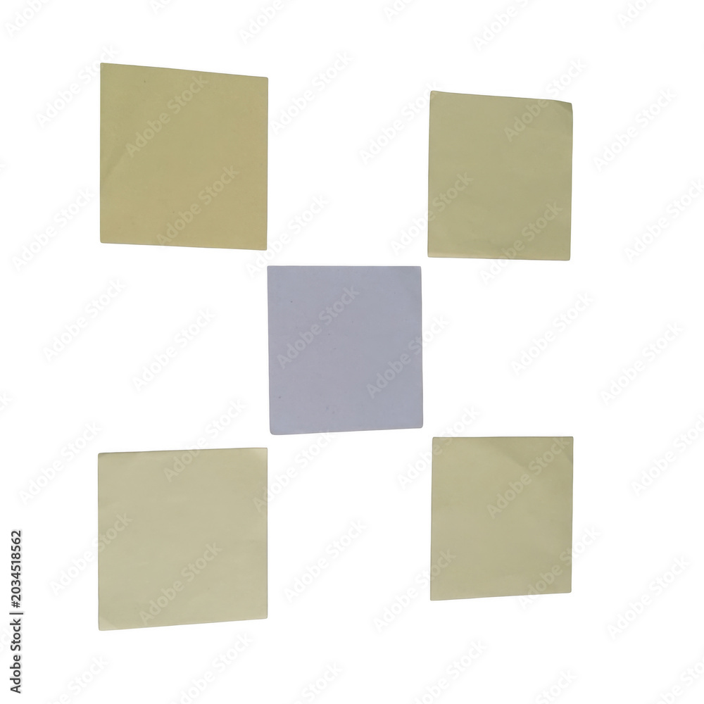 Fototapeta premium Colorful 3d geometric blocks on plain background