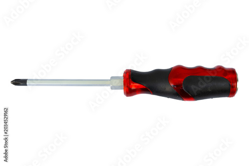 Phillips screwdriver isolated on transparent background for repair and maintenance concept