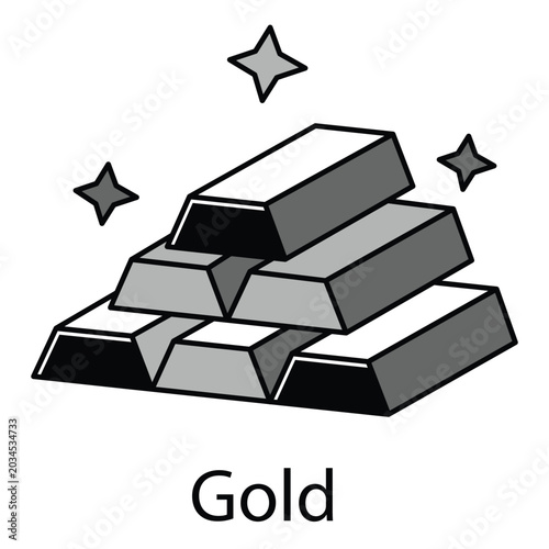 Business finance symbol for gold assets and professional portfolio diversification