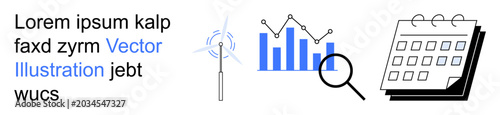 Photos Renewable energy, data analytics, business planning, scheduling, sustainability, energy management