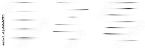 Set of Realistic Drop Shadow Elements for Web Design and UI Graphics Isolated on White Background