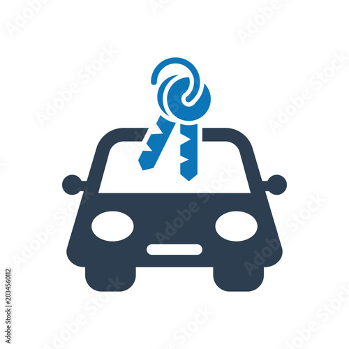 Car rental icon