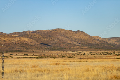 Bild auf Leinwand cerros al atardecer