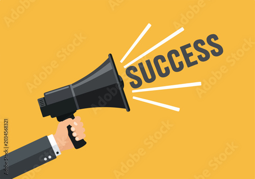 Εκτύπωση καμβά Success Announcement