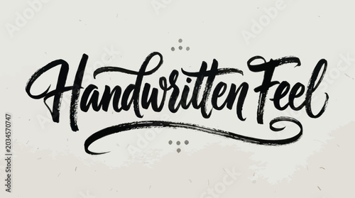 Handwritten Feel Brush Script Font - Artistic Typography Design