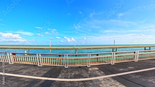 Seven Mile Bridge Florida Keys filmed from the heritage trail