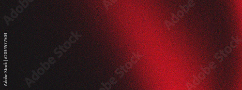 Canvas Print Abstract grain texture with soft red to black gradient light leak creating an atmospheric and artistic visual effect for design
