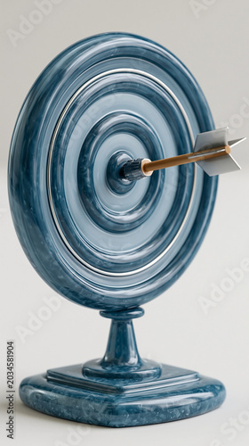 Bullseye Success: An arrow ...