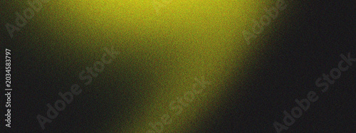 Slika na platnu Yellow and dark olive grainy gradient background with moody lighting and heavy film grain texture for vintage inspired creative branding projects