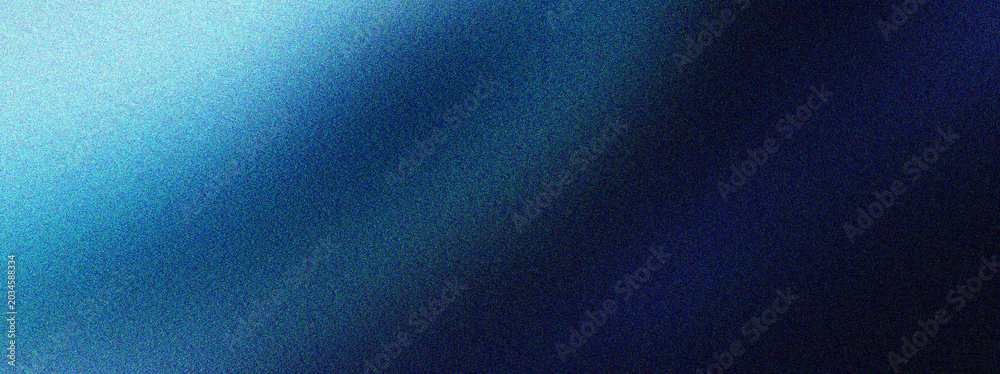 Fototapeta premium Cool blue light gradient background with aesthetic grainy noise effect and smooth dark highlights for modern digital web design or cinematic wallpaper.