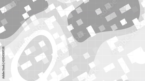 Gray background with geometric patterns and shapes