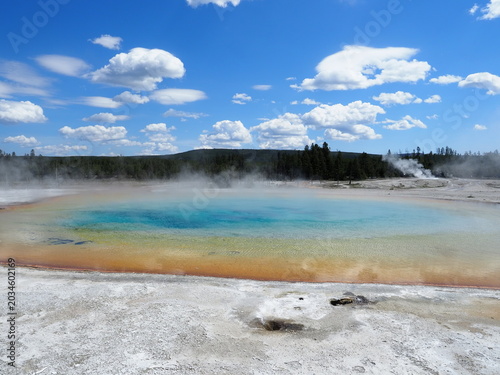 Hot Springs in Yellowstone National Park