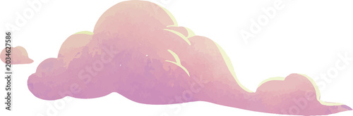 vector illustration of a cloud