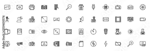 Foto Photography Skills icon set