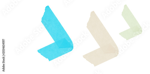 Minimalist Paper Airplane Fold in Bright Colors on Transparent Background