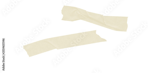 Isolated White Paper Strips on Transparent Background Minimalist Design