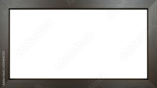 Canvastavla Black Ebony wood frame with premium texture, minimalist design for summer and li